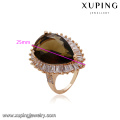 14755 ambiental Copper gracioso lágrimas criativas forma novo design senhoras 18k anel de dedo de ouro
